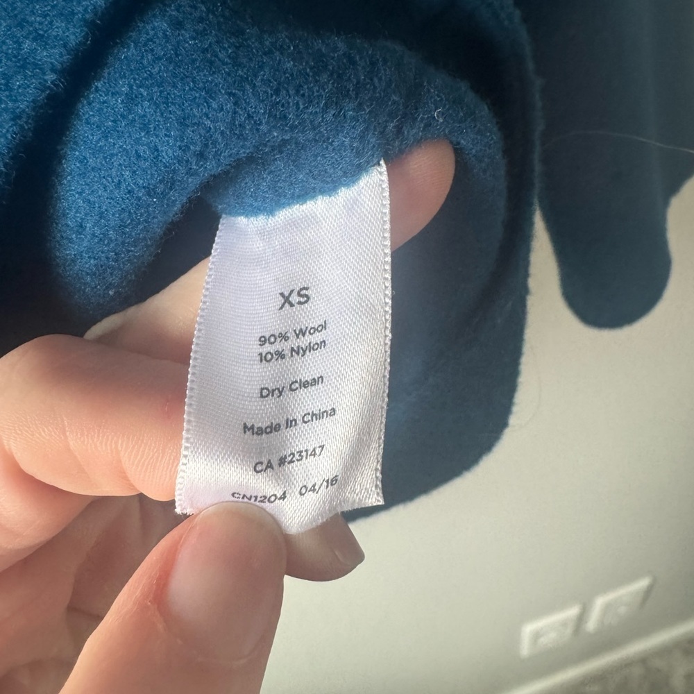Talbots Blue Wool Women's Jacket - Picture 4 of 5